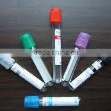 disposable blood specimen collection tube/vacuum blood test tube