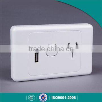 Australia standard socket with switch and usb outlet, Australia standard USB socket