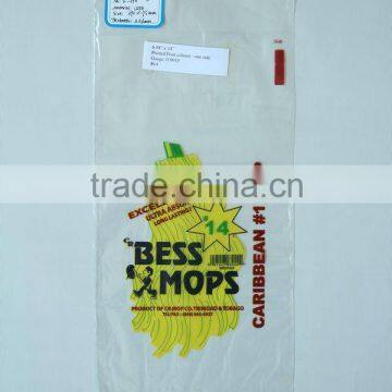 PE printed plastic flat bags for packing