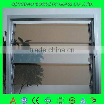 Low price 4mm plain Louvre glass for window