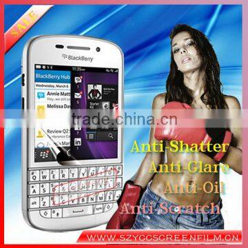 Best Selling Shatter proof screen guard For Blackberry Q10 (Factory Supply)