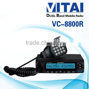 China Supplier VITAI VC-8800R 40W/15W DTMF FM&VHF&UHF Mobile Security Guard Equipment Car Radio