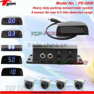 PS-5006 4 Parking Sensors LED Display Car Parking Sensor system LED Parking Reverse Backup Radar with 0.4-10m sensor detection