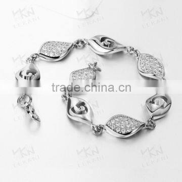 2015 new fashion white dubai 18K gold jewelry bracelet