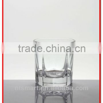 Octagonal whiskey glass water glass cup