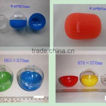 colorful plastic capsule toy for vending machines