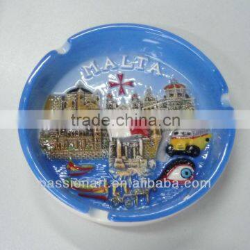 Ceramic Souvenirs Ashtray Hand Painting