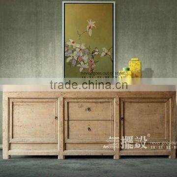 Chinese Antique Furniture, Shanxi natural recyclable wood TV Cabinet