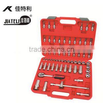 3/8" 62pcs Socket Set, DIN standards, good quality, CRV