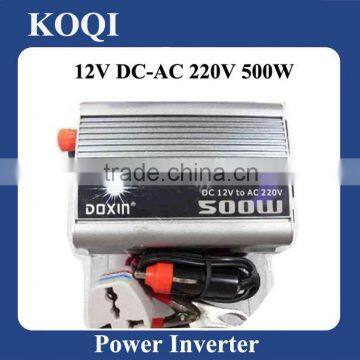 Hot 12v DC to AC 220v AC 500W Mobile Car Power Inverter