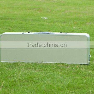 Portable Brushed Silver Picnic Table photo-2