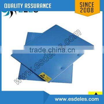 blue ESD A4/A3 document holder with perforations