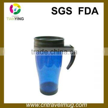 450ML single wall plastic promotional car cup mug