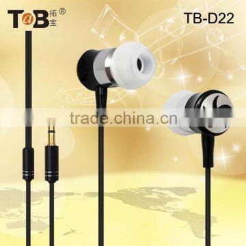 Hot new products for 2016 China wholesale top quality unique metal single earphone with mic for phone