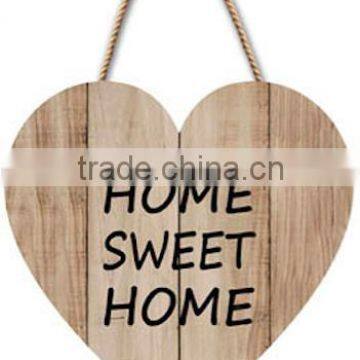 Decoration wooden plaque with saying Home sweet home