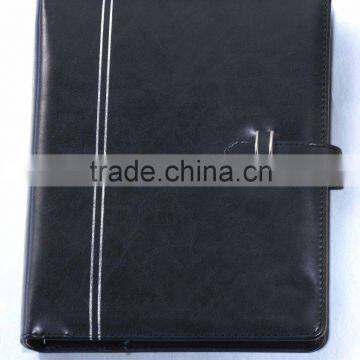 2016 fashion design handmade leather notebook portfolio