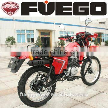 Cheap Motorcycle 200CC Off Road Motorbike With Cargo Rack Head Siginal Lights Electric Kick Start