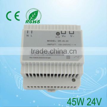 Professional manufacturer 3 years guarantee 45w 12v guide rail power suppy