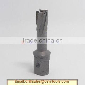 HSS and TCT annular cutter with universal shank