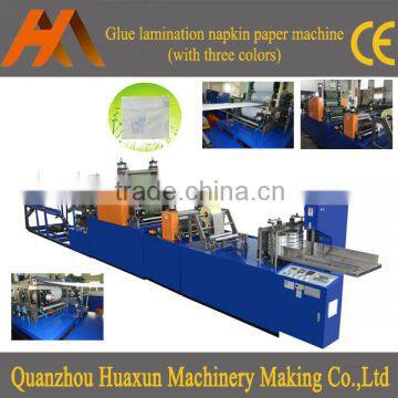 Automatic lamination interfold serviette tissue napkin paper machine price