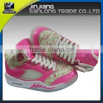 outdoor fancy basketball shoes for kids