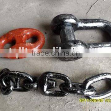 Grade Band C black oxide mining chain/20Mn2 Material