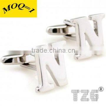 Letter N Cufflink