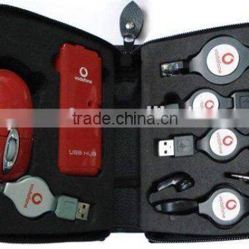 New Portable USB Mouse Hub Earphone Keypad Kit Set Bag Tools photo-5
