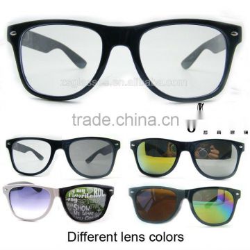 Cheap Promotion frame/Sunglasses/eyewear Factory Custom Lens fullcolor rainbow printing logo OEM