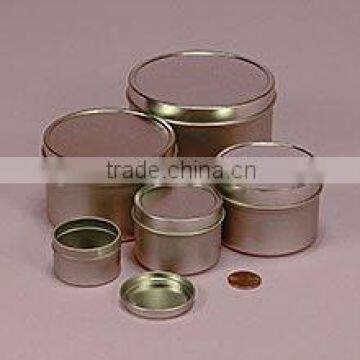  china wholesale of round tin box / candle metal packaging box