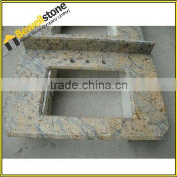 Golden Flower Granite Vanity Table, Bathroom Vanity Table