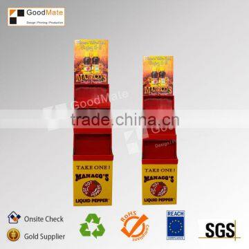 Cardboard Retail Tray Floor Stand