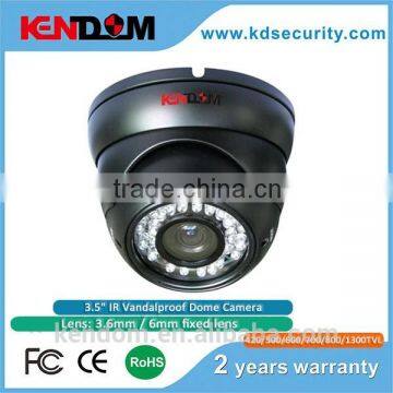CMOS 1300TVL IR Metal Dome Camera Low Lux Varifocal Lens Security Eyeball Dome photo-3