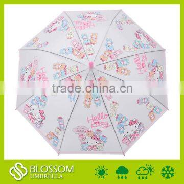Auto Open Eva Stick Color Umbrella For Girls