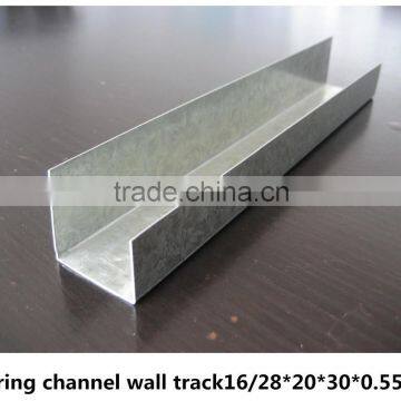 concealed ceiling grid system for wall track