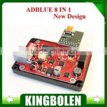2015 Hot New 8 in 1 Adblue emulator for truck with NOx sensor emulation with Russian English language