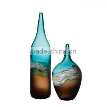 Modern Color Glass Bottles Centerpieces