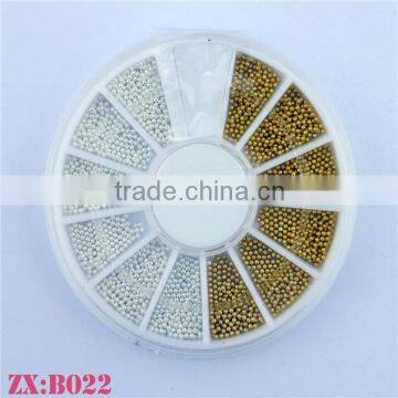 Sliver Gold Nail Art Rhinestones Glitters Acrylic Tips Decoration Manicure Wheel