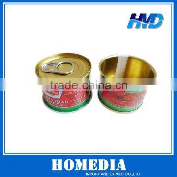 Golden coating Empty Tin container