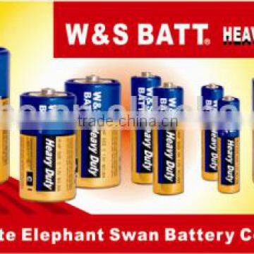 Mercury Free Carbon Zinc Battery 1.5V R6P/ AA/ UM-3 (Heavy Duty Battery)