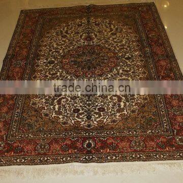 nice quality! persian classic hand knotted silk rug handmade carpet