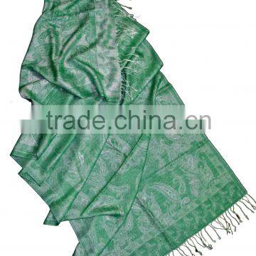 Silk Cashmere Jamavar Jacquard Scarf