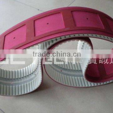 Special belt for Glass - PU Timing Belt Coatig with Rubber&Hole