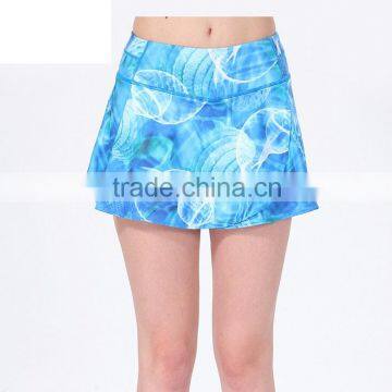 Hot sale top quality polyester elastance netball skort