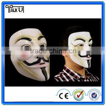 Hot Anonymous Resin V for Vendetta Mask for Adult Costume Cosplay, Odor Eliminating Masquerade Masks Halloween Party Masks