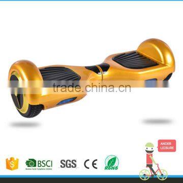 Gold Two Wheels Mini Smart Self Balancing Electric Sports Electic Scooters Skateboard