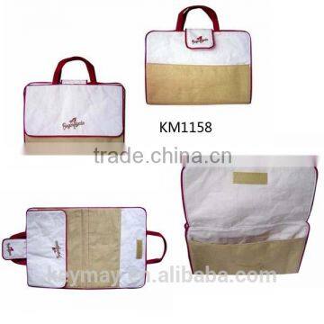 2015 China Wholesale OEM Men Handle Canvas Laptop Bag