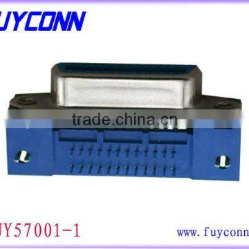 2.16mm Pitch Receptacle Right Angle PCB Mount 24 Pin Header Connector Female