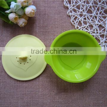 2014 high quality BPA free unbreakable silicone baby bowl