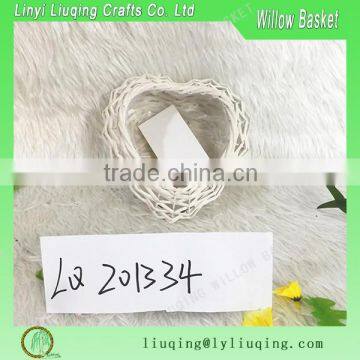 Heart shape willow baskets for plant wood basket in heart shape heart shape basket in natural materia